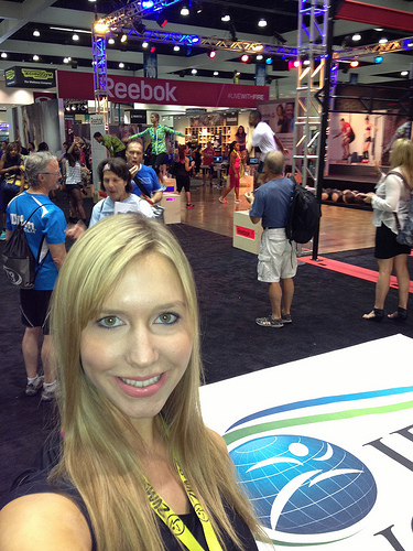 Christina at the IDEA World Fitness Conference Expo Christina at the IDEA World Fitness Conference Expo