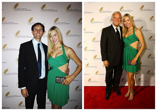 Tom and Christina and Jack Canfield and Christina at the First Red Carpet Event Tom and Christina and Jack Canfield and Christina at the First Red Carpet Event