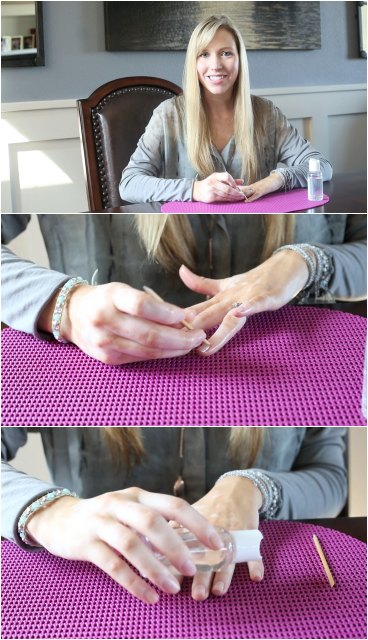 Pushing Your Cuticles Back Using Coconut Oil - Prep for Jamberry Nails with Christina of CCP 