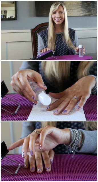 Removing Jamberry Nail Wraps: Coconut Oil and Jamberry Heater