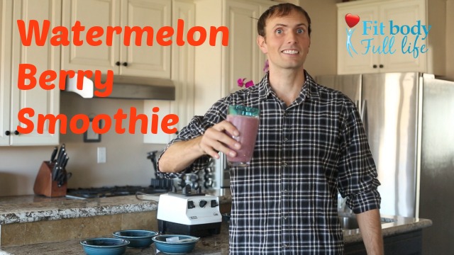 Watermelon Berry Smoothie Recipe Video