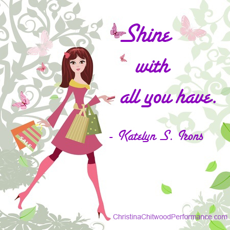 Free Printable - Shine Word Art