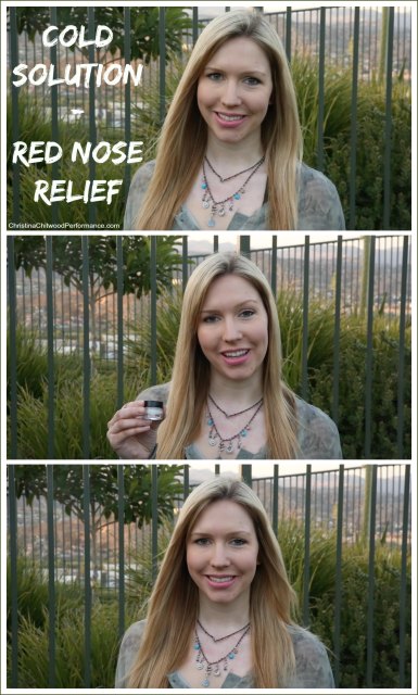 Cold Solution - Red Nose Relief Vertical Collage