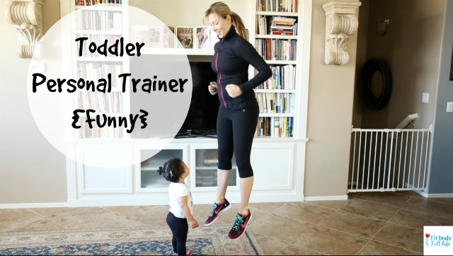 Toddler Personal Trainer {Funny} - Horizontal