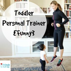 Toddler Personal Trainer {Funny} - Square