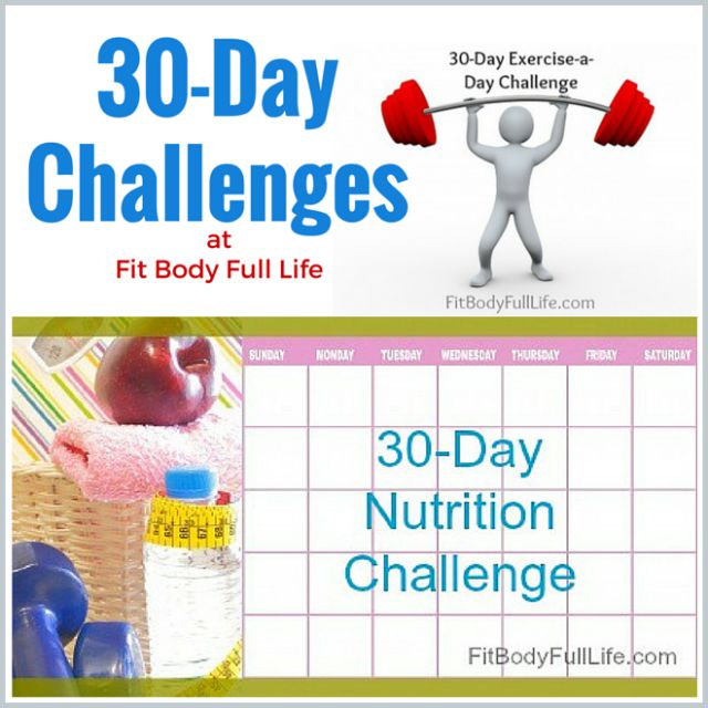 30-Day Challenges at Fit Body Full Life