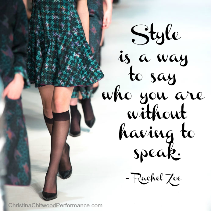 Free Printable - "Style is a Way to Say Who You Are" Word Art