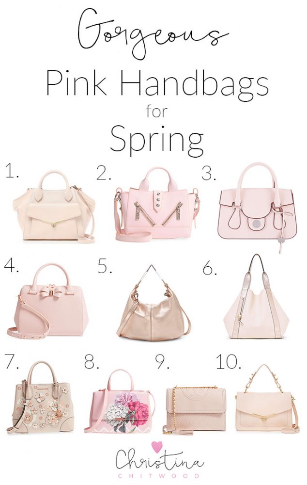 Gorgeous Pink Handbags for Spring