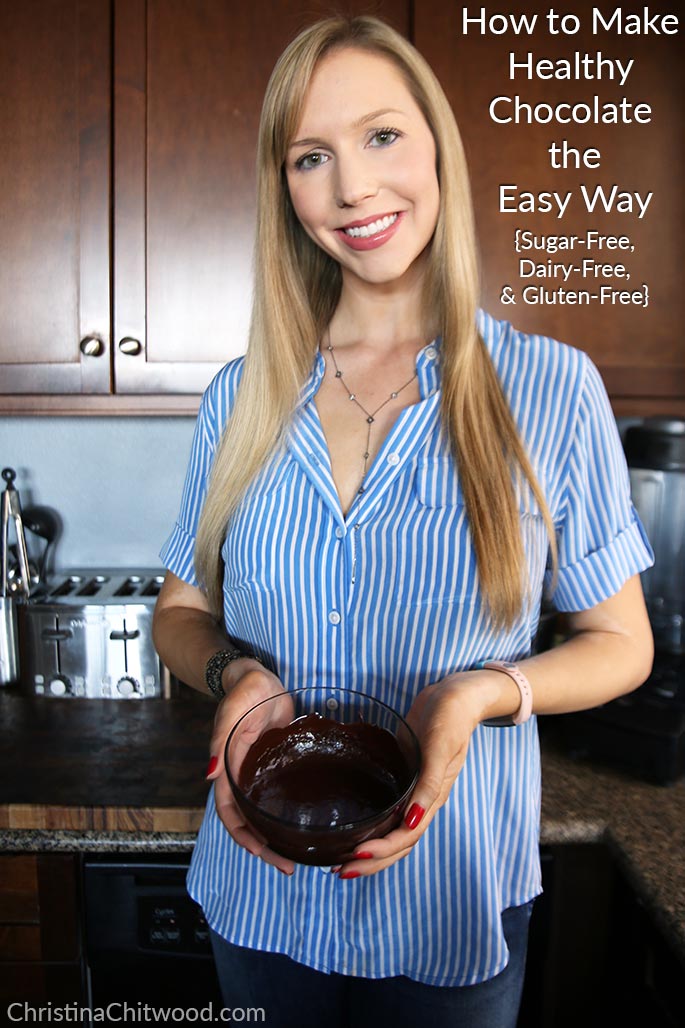 How to Make Healthy Chocolate the Easy Way {Sugar-Free, Dairy-Free, & Gluten-Free}