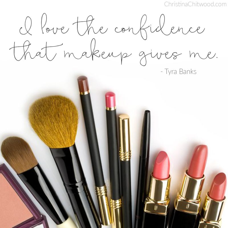 "The Confidence That Makeup Gives" Word Art {Free Printable}