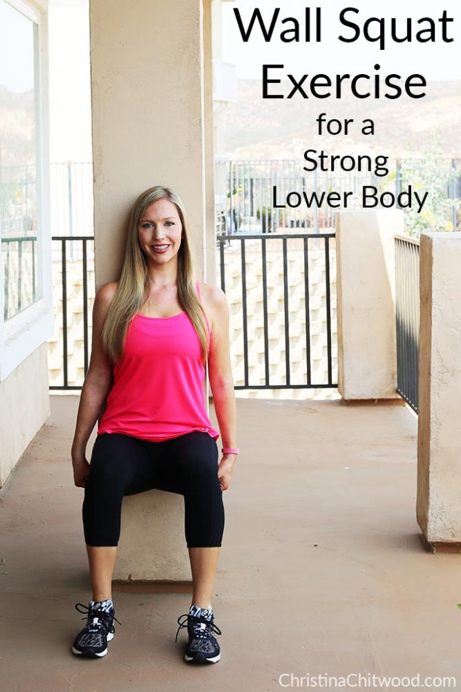 Wall Squat Exercise for a Strong Lower Body