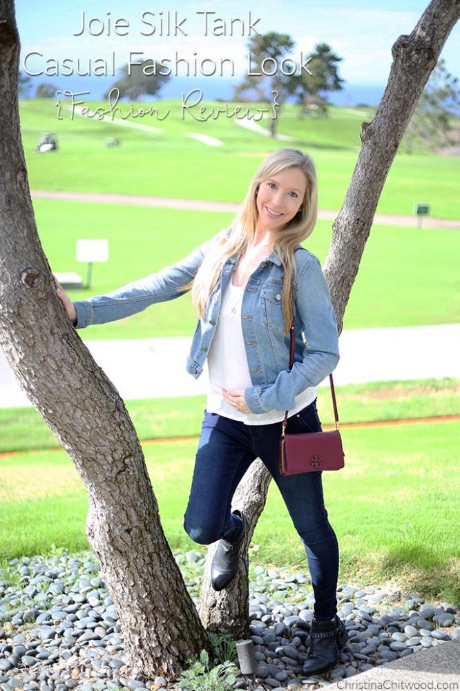 Joie Silk Tank Casual Fashion Look {Fashion Review}
