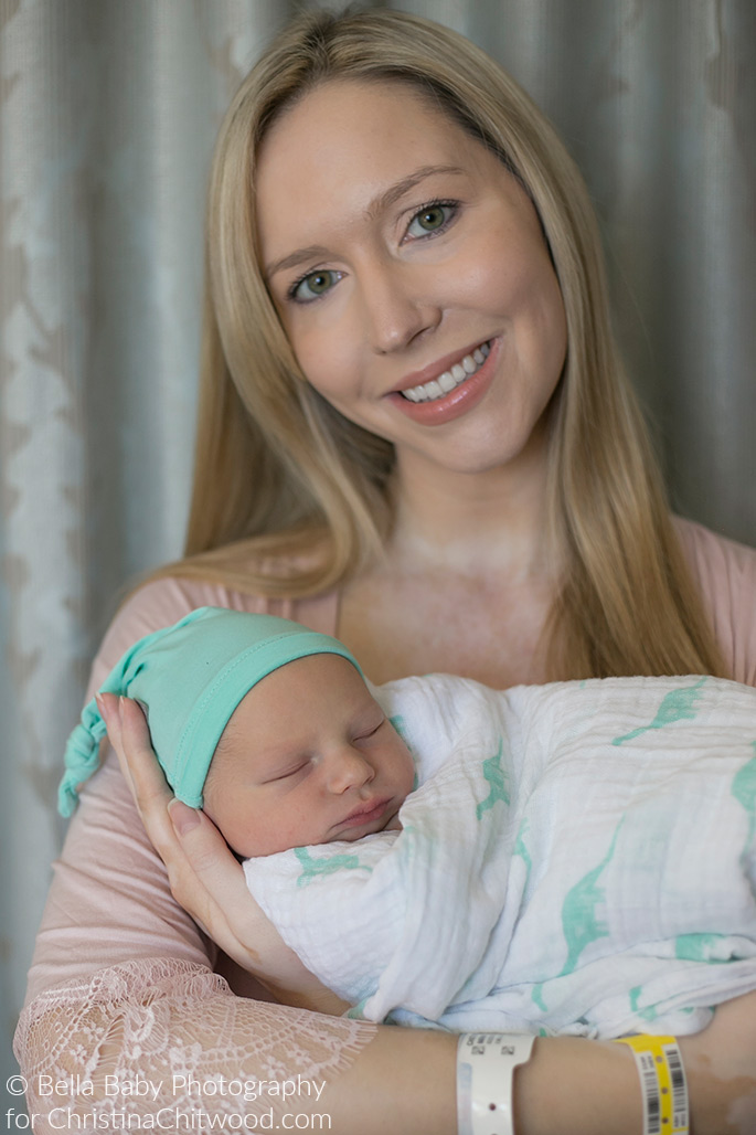 Proud Mommy With My Baby Boy