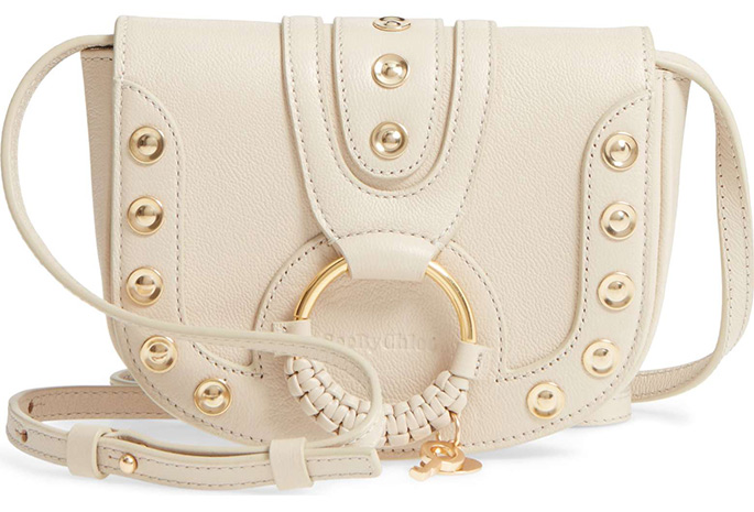 See by Chloe Mini Hana Studded Leather Crossbody Bag