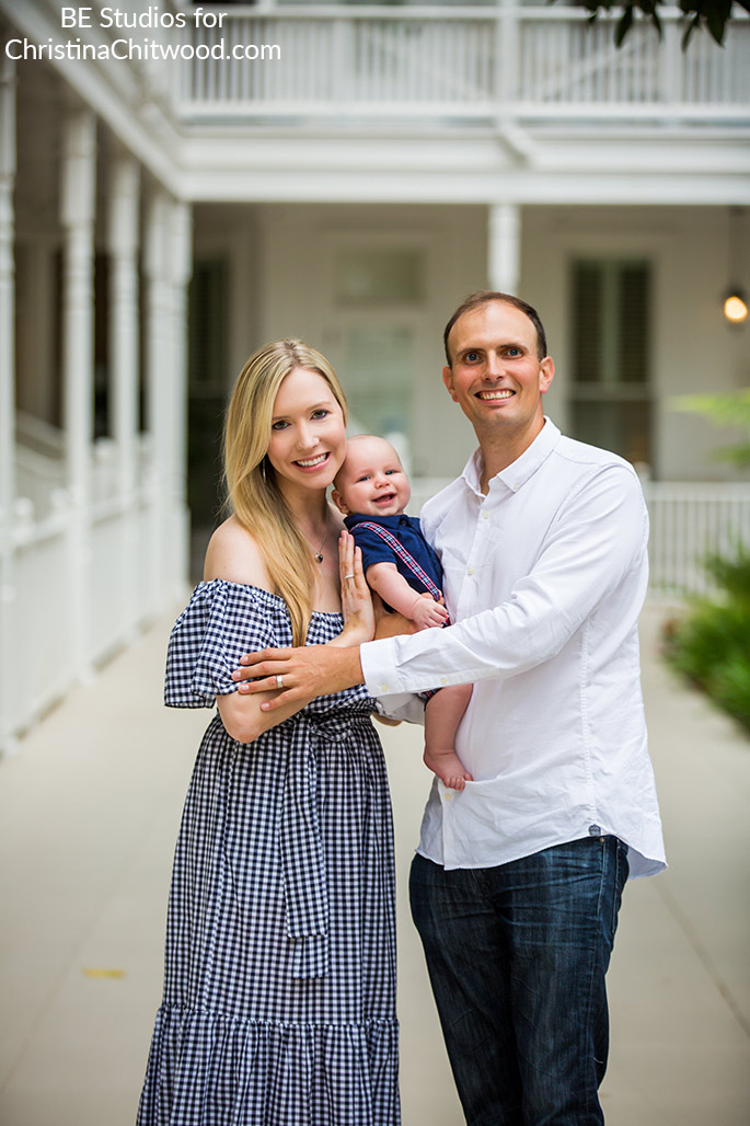 Tom and Me with Our Baby Boy at 3 Months Old