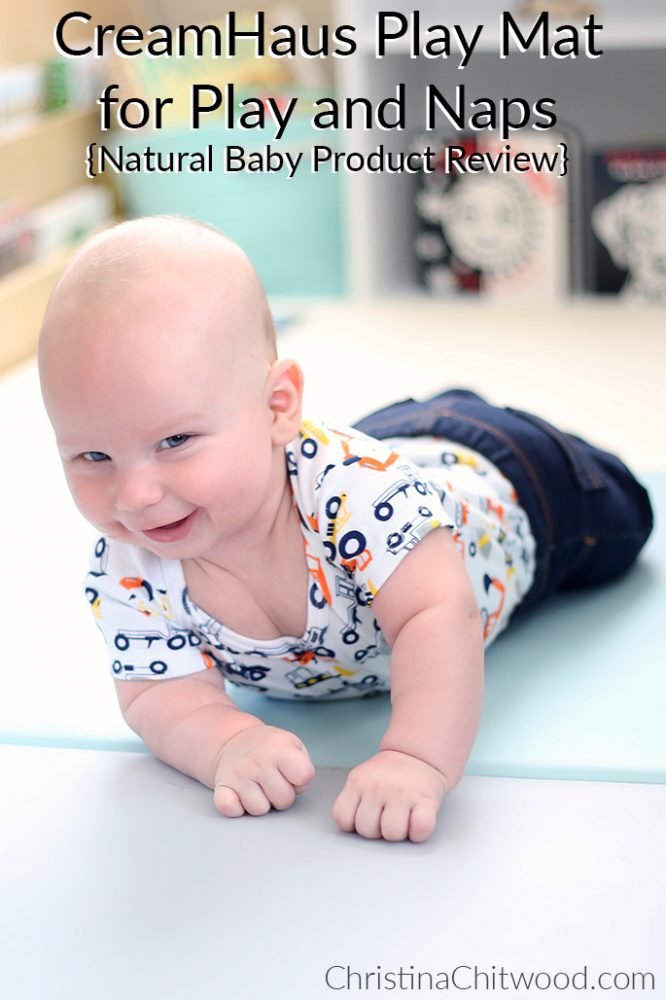 CreamHaus Play Mat for Play and Naps {Natural Baby Product Review}