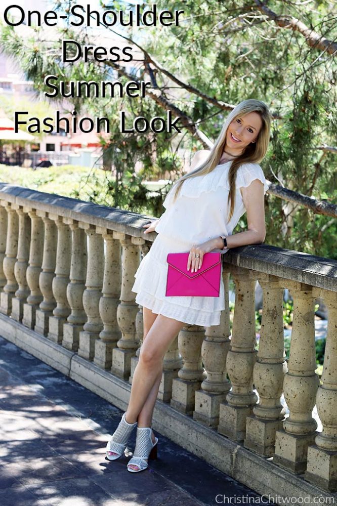 One-Shoulder Dress Summer Fashion Look