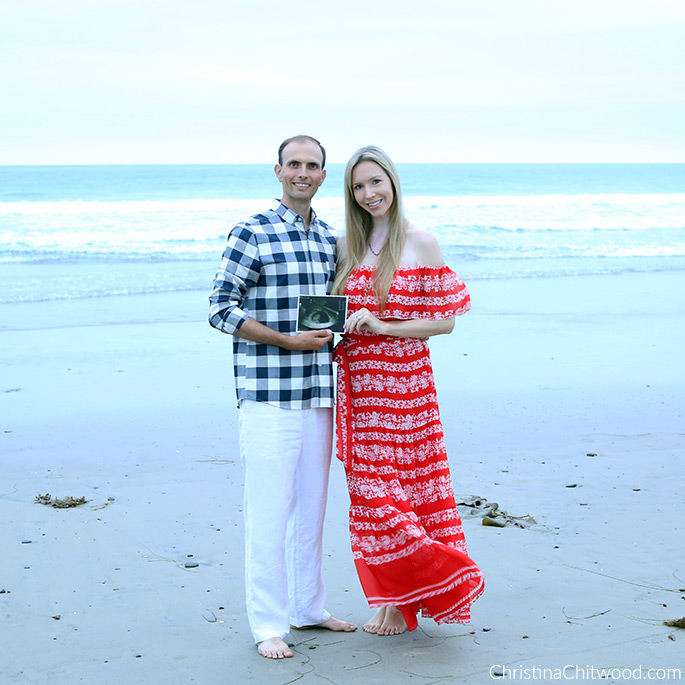 Pregnancy Announcement: We're Having a Baby - with First Ultrasound Photo