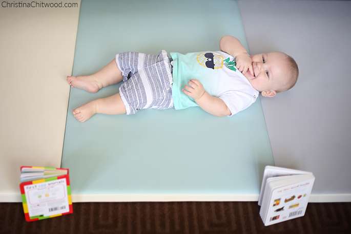 Our Baby Boy Having Fun in His Montessori Space on His Fourth Trip at 5 Months Old