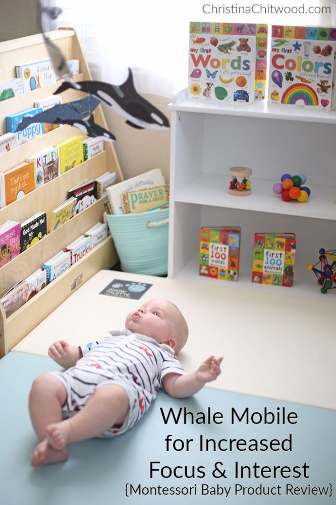 Whale Mobile for Increased Focus and Interest (Montessori Baby Product Review)
