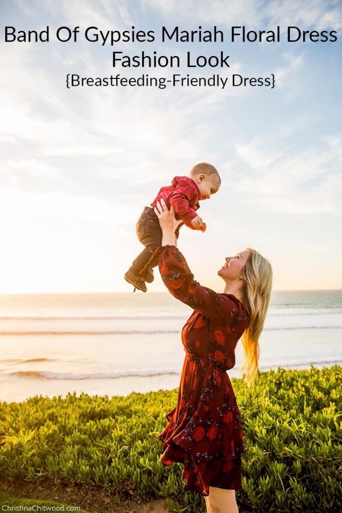 Band Of Gypsies Mariah Floral Dress Fashion Look {Breastfeeding-Friendly Dress}
